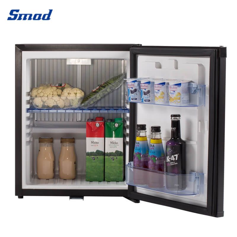 Smad 40L No Noise Absorption Hotel Minibar Fridge with LED light 