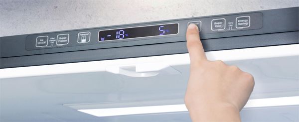 
Smad 14.8 Cu. Ft. Black 4 Door French Door Refrigerator with electric control