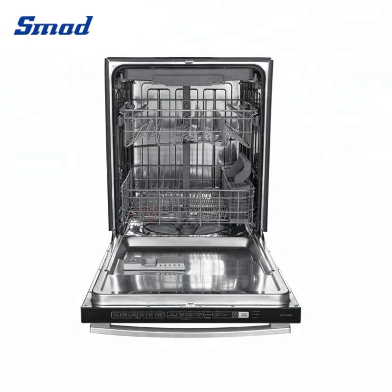 
Smad 24'' Stainless Steel Front Control Built-in Dishwasher with Dual Fan Heated Dry