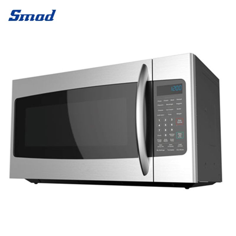 
Smad 30 Inch White / Black Stainless Steel Over the Range Microwave with 3 Defrost modes