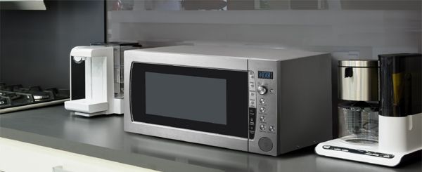 
Smad 1.1 Cu. Ft. Black Countertop Microwave Oven with 8 Auto cook menu