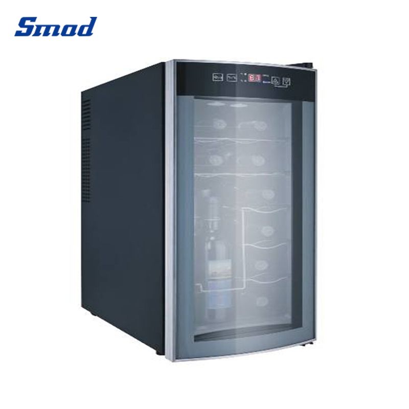 
Smad 12 Bottle Small Built-in Wine Fridge with No Vibration & Low noise