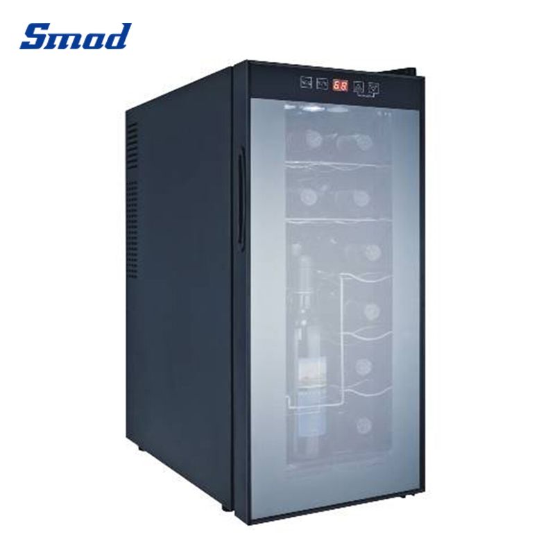 
Smad Small Black Built-in Wine Fridge Cooler with No vibration and Low noise
