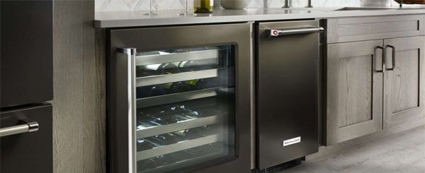 
Smad Small Black Built-in Wine Fridge Cooler with Excellent appearance design