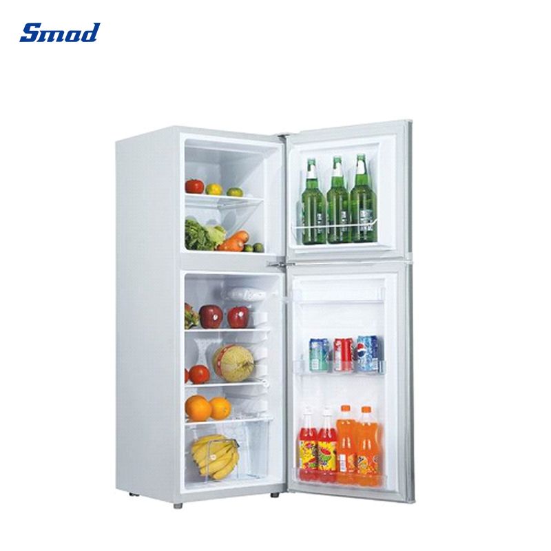 Smad 142L DC Compressor Top Freezer Solar Powered Refrigerator