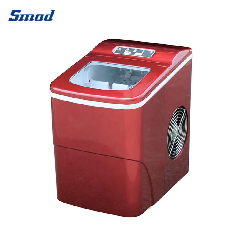 Smad 26Lbs/24H Portable Countertop Bullet Cube Ice Maker with Energy efficient cooling system 