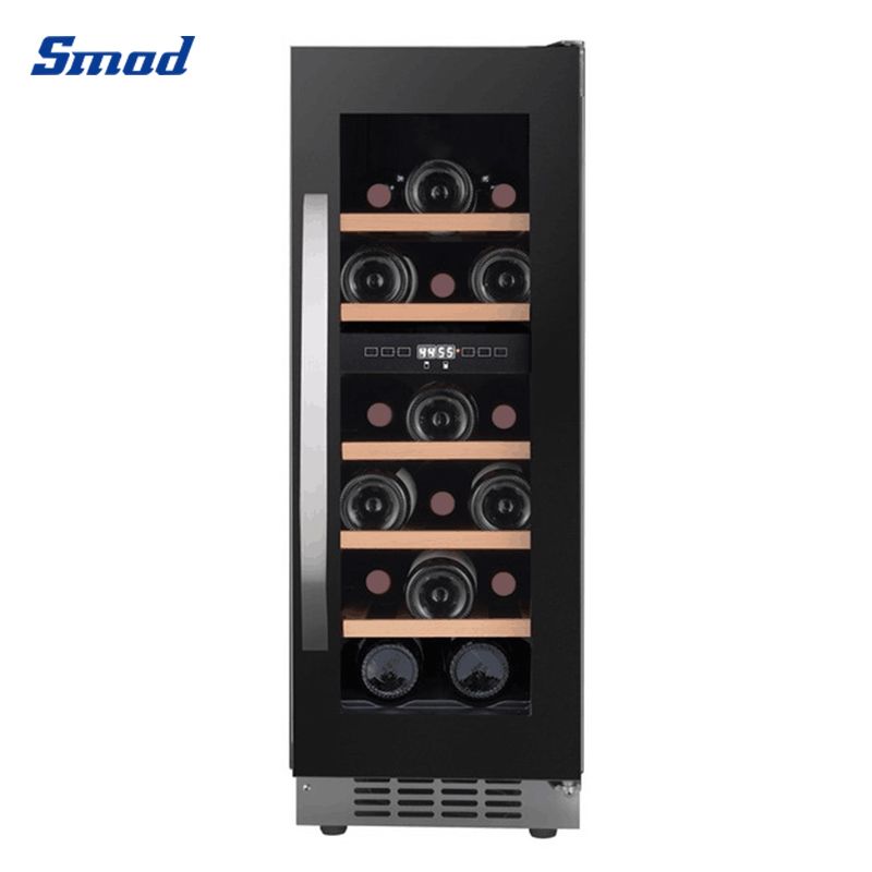 Smad 17 Bottle Dual Zone Compressor Wine Cooler with digital control