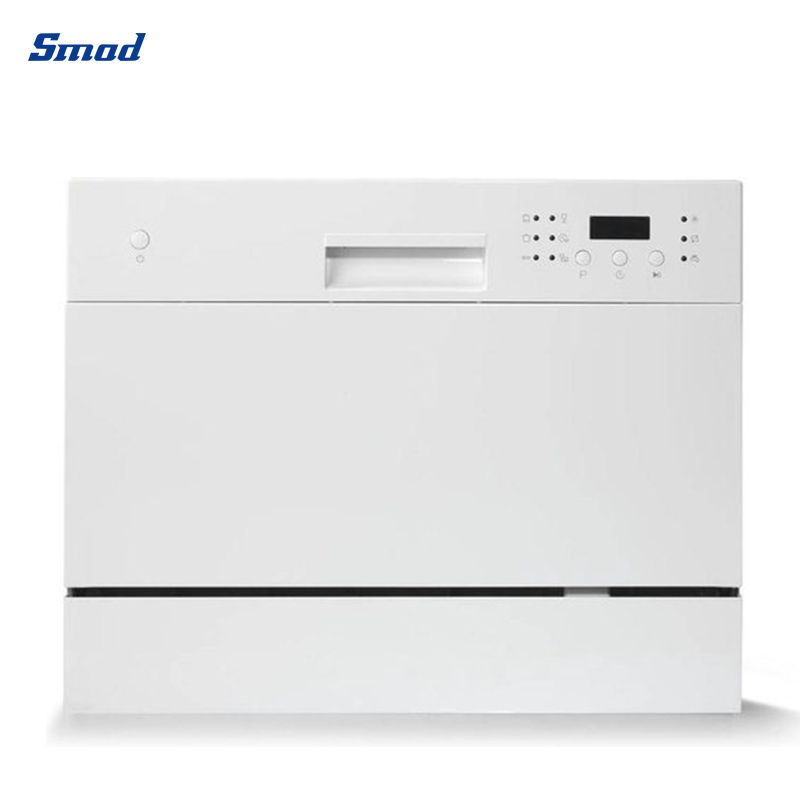 Smad Mini Tabletop Dishwasher with 7 Washing Programs