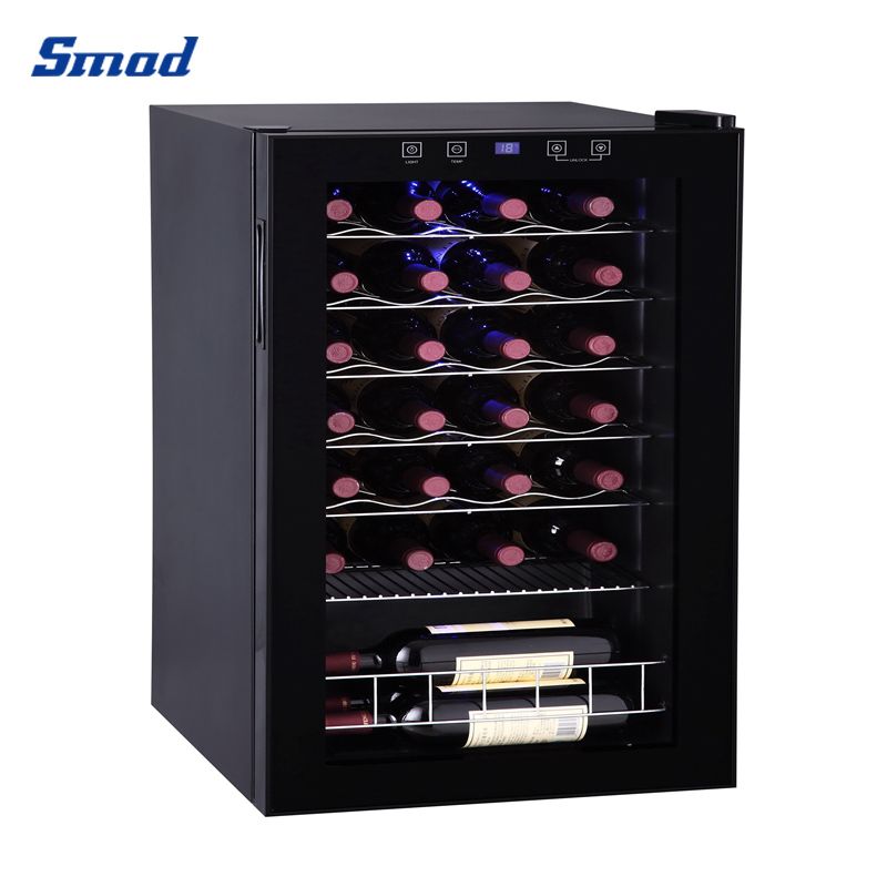 Smad 28 Bottle Digital Control Compressor Wine Cooler with No frost cooling system