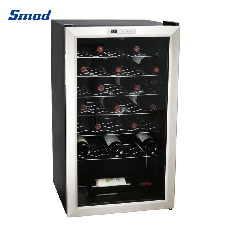 Smad 35 Bottle Compressor Digital Control Wine Cooler with LED Display