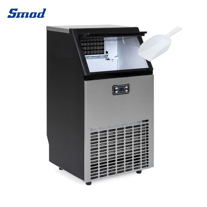 
Smad 99Lbs/24H Commercial Clear Square Ice Cube Maker with ETL/GS/CE certificates