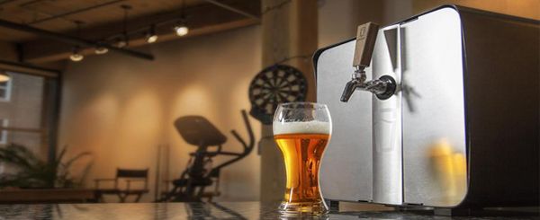 
Smad Draft Beer Dispenser with stain-free & dust-free steel appearance