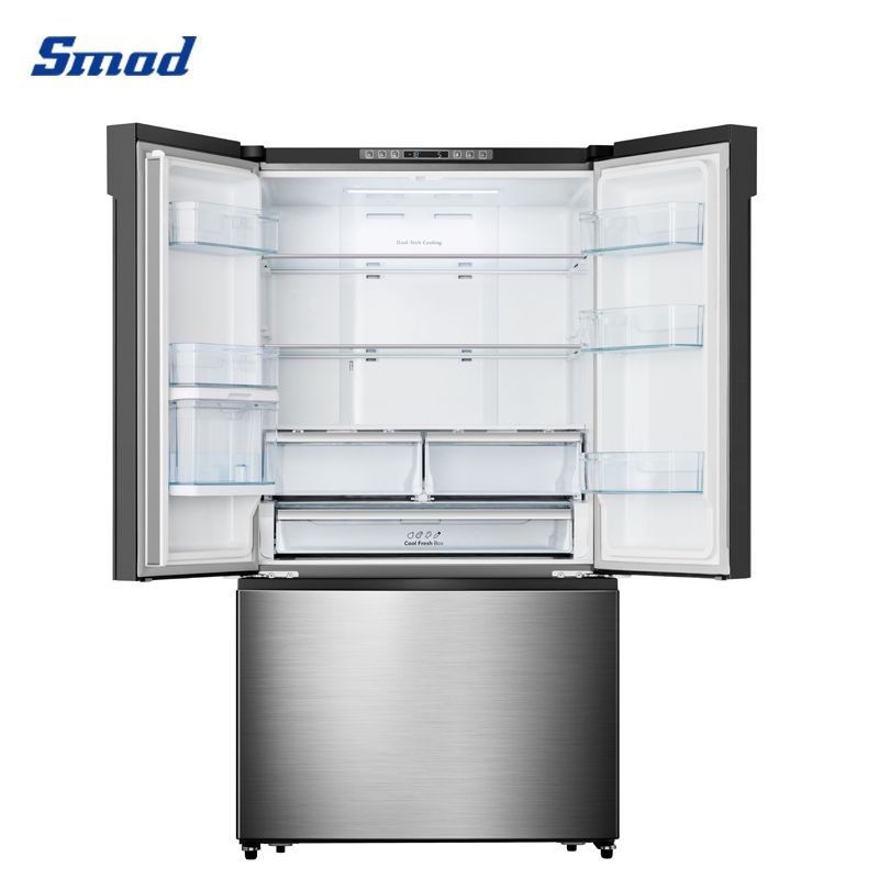 
Smad 21 Cu. Ft. Stainless Steel French Door Bottom Freezer Refrigerator with water dispenser
