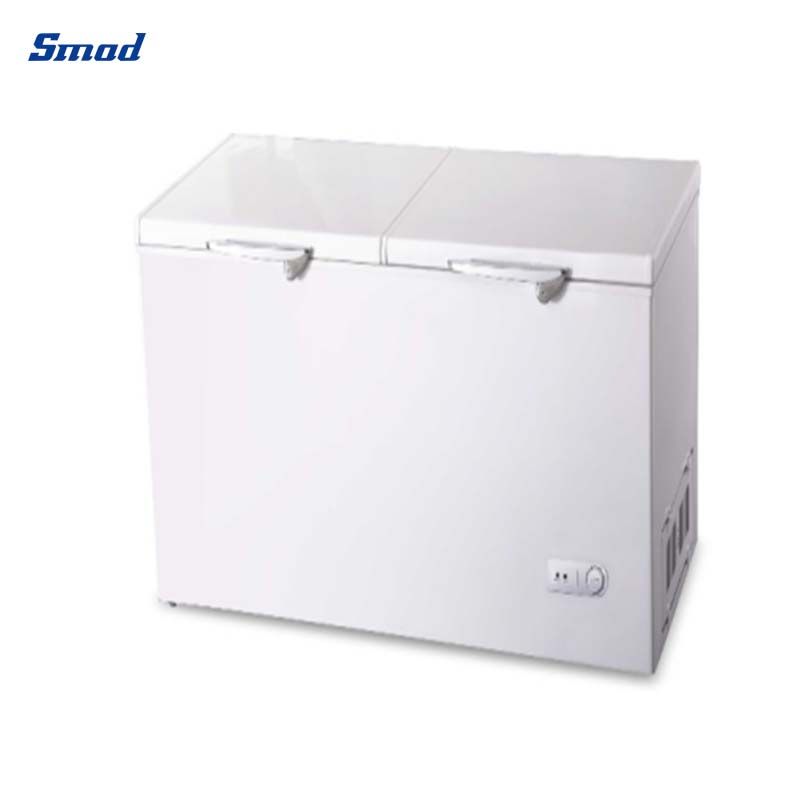 Smad 18.4 Cu. Ft. Double Solid Door Deep Chest Freezer with Adjustable thermostat