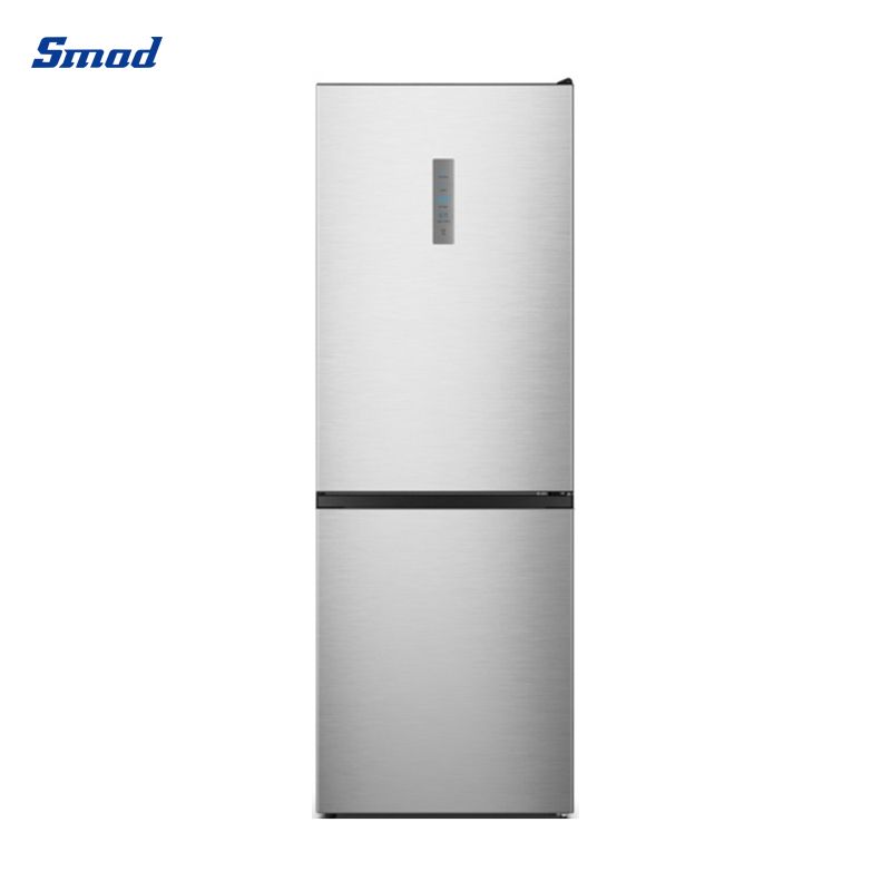 Smad 300L Double Door Refrigerator in Stainless Steel with No Frost