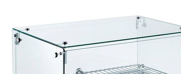 Smad 35L Straight Glass Countertop Hot Food Display Warmer with high quality
