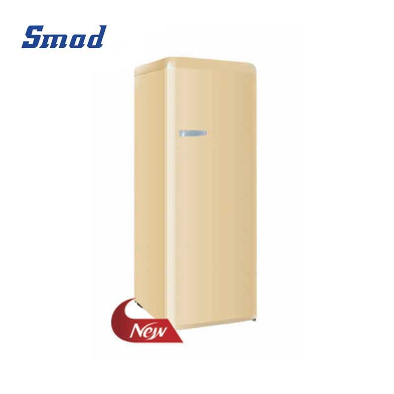 
Smad 225L Colorful Retro Style Compact Countertop Refrigerator in gold