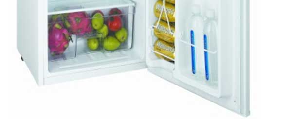 
Smad 75L single door mini compact tabletop fridge with crisper drawer