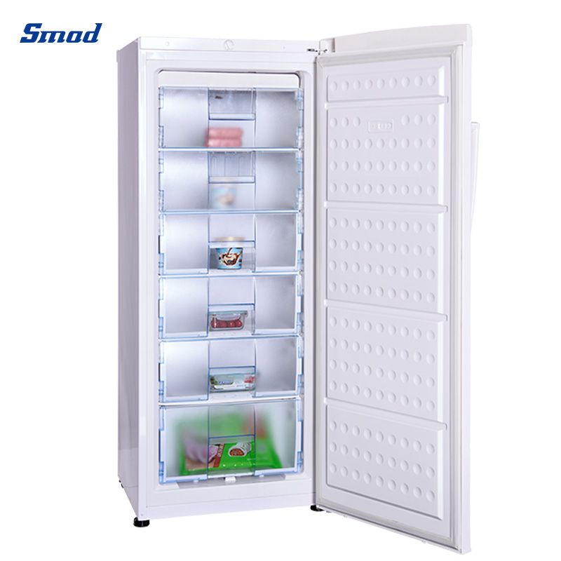 Smad 280L White Upright Freezer with Mechanical thermostat