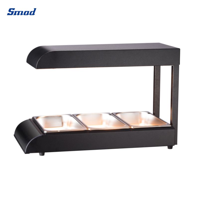 Smad Restaurant 26L Hot Food Display Warmer with Infrared thermal insulation station