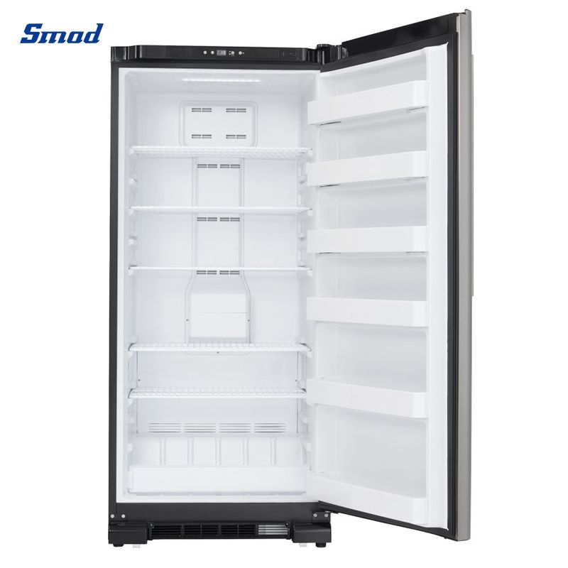 Smad 473L stainless steel vertical frost free freezer for home