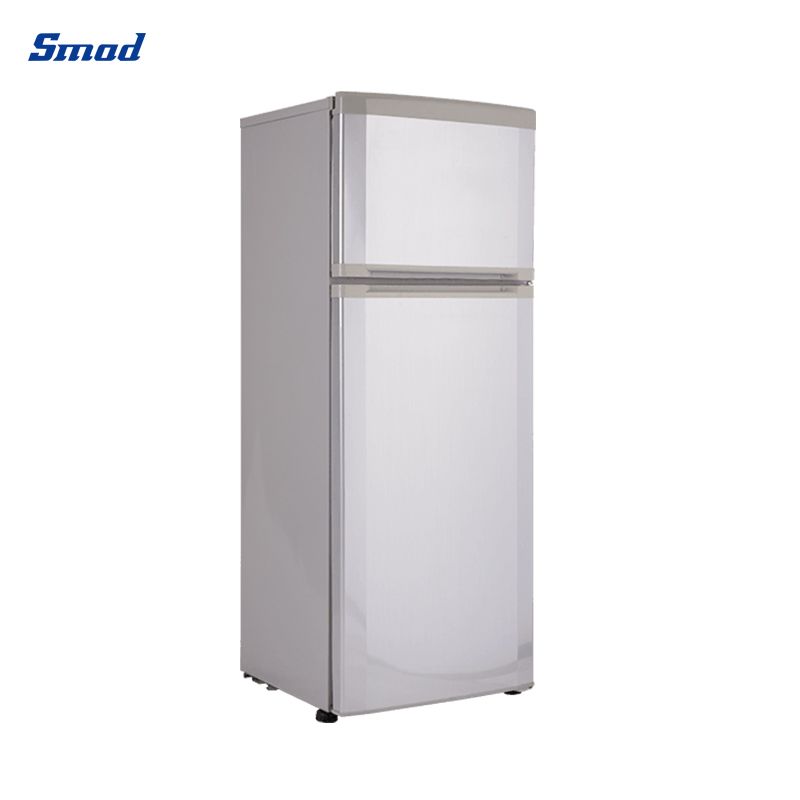 Smad 258L Manual Defrost Top Freezer Double Door Refrigerator with Mechanical Control