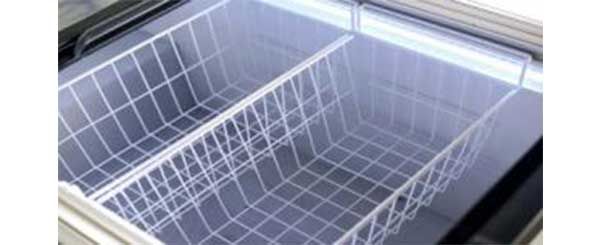 
Smad Glass Display Deep Chest Freezer with Wire baskets