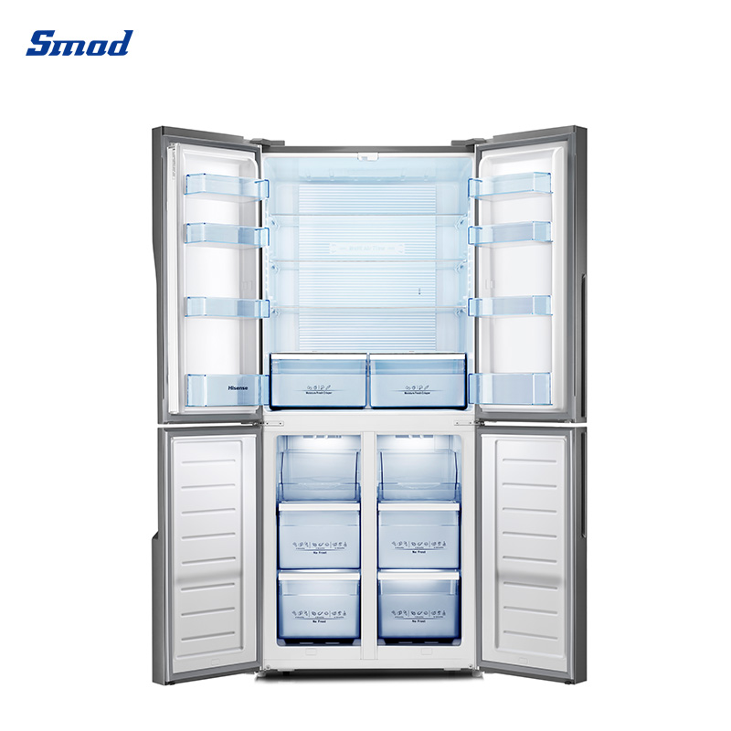 
Smad 15.3 Cu. Ft. side by side 4 door refrigerator with Computer Temp Control