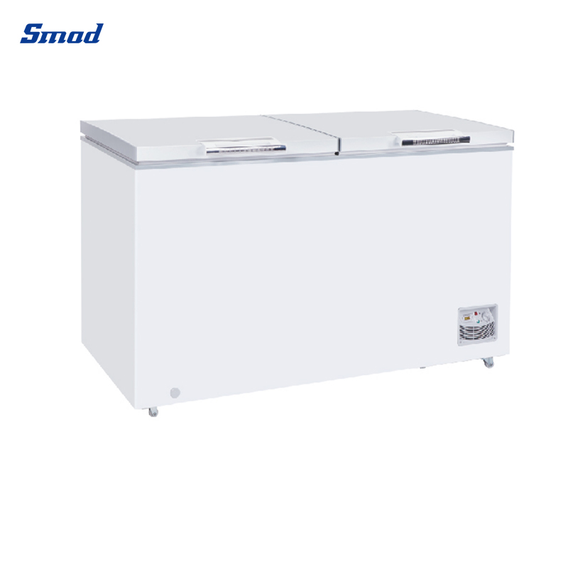 Smad 47/55.8 Cu. Ft. L Double Top Cheap Chest Freezer with Adjustable thermostat