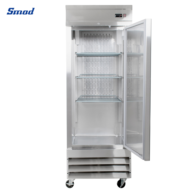 FSE 29-Inch Single Door Commercial Reach-in Freezer, 23 Cubic Feet,  Stainless Steel, 115 v, (MRFZ-1D)