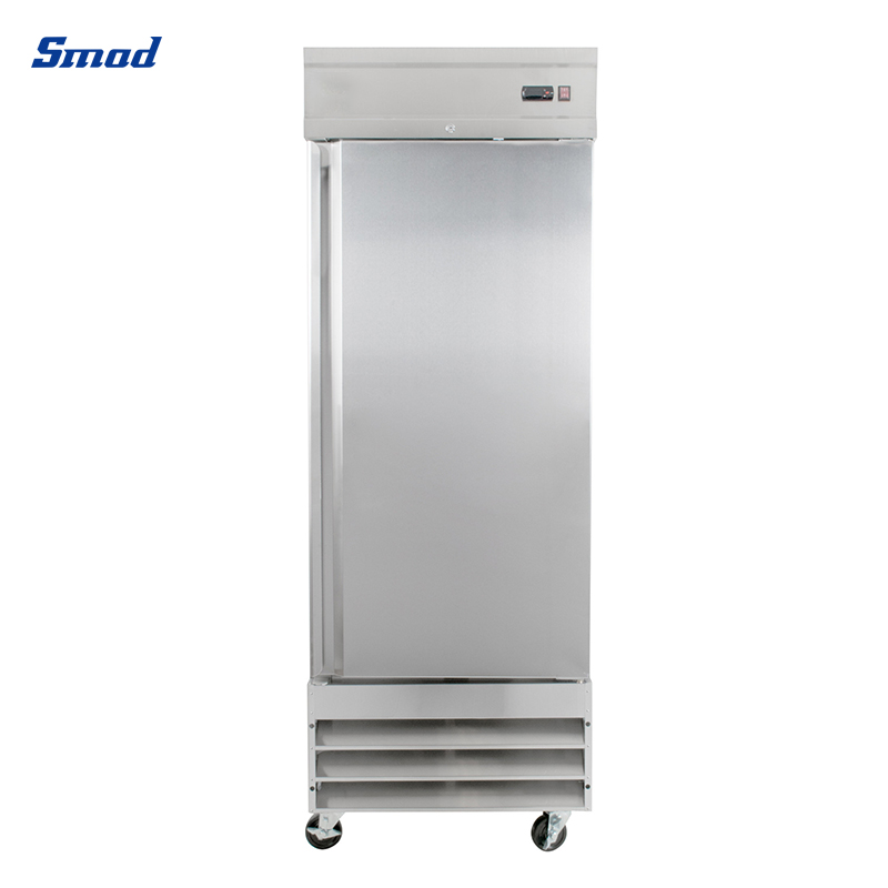 Smad Single Door Commercial Stainless Steel Restaurant Freezer with Self-Closing doors