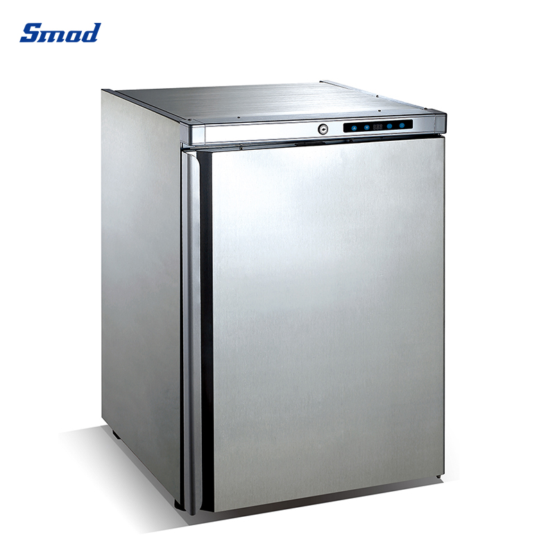 Smad 121L Single Door Mini Stainless Steel Freezer with Inverter compressor