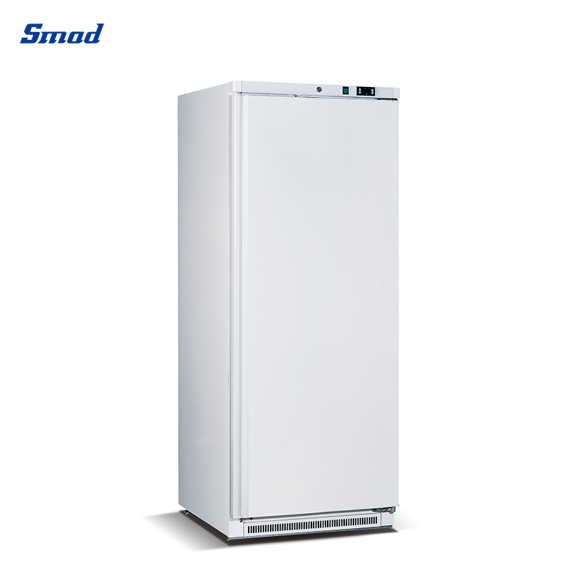 Smad 14.1 Cu. Ft. Single Door Stainless Steel Upright Freezer with Inverter compressor