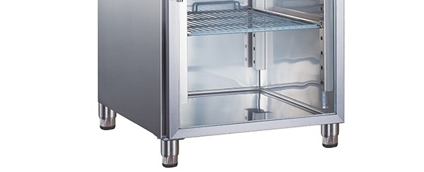 
Smad 600L Single Glass Door Upright Refrigerator in Stainless Steel with Electronic control
