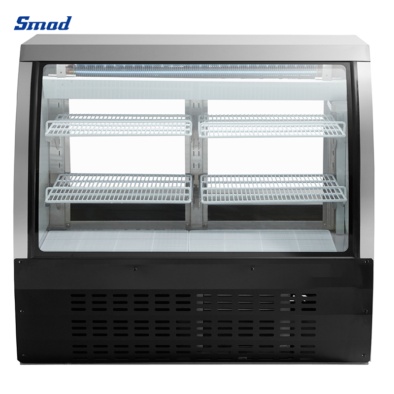
Smad 508L Curved Glass Refrigerated Deli Case with CFC free refrigerant