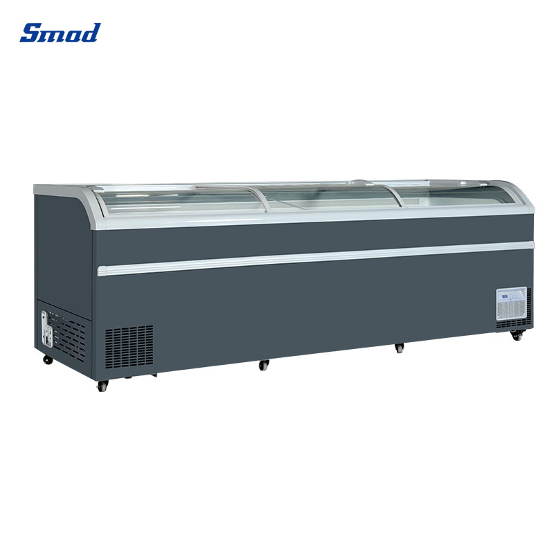 
Smad 850L Sliding Glass Door Horizontal Showcase Freezer with Pre-coated galvanized Steel