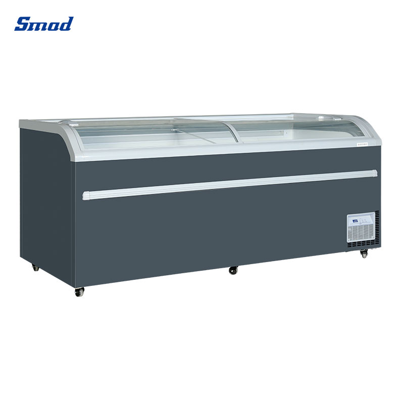
Smad 850L Sliding Glass Door Horizontal Showcase Freezer with inner LED light