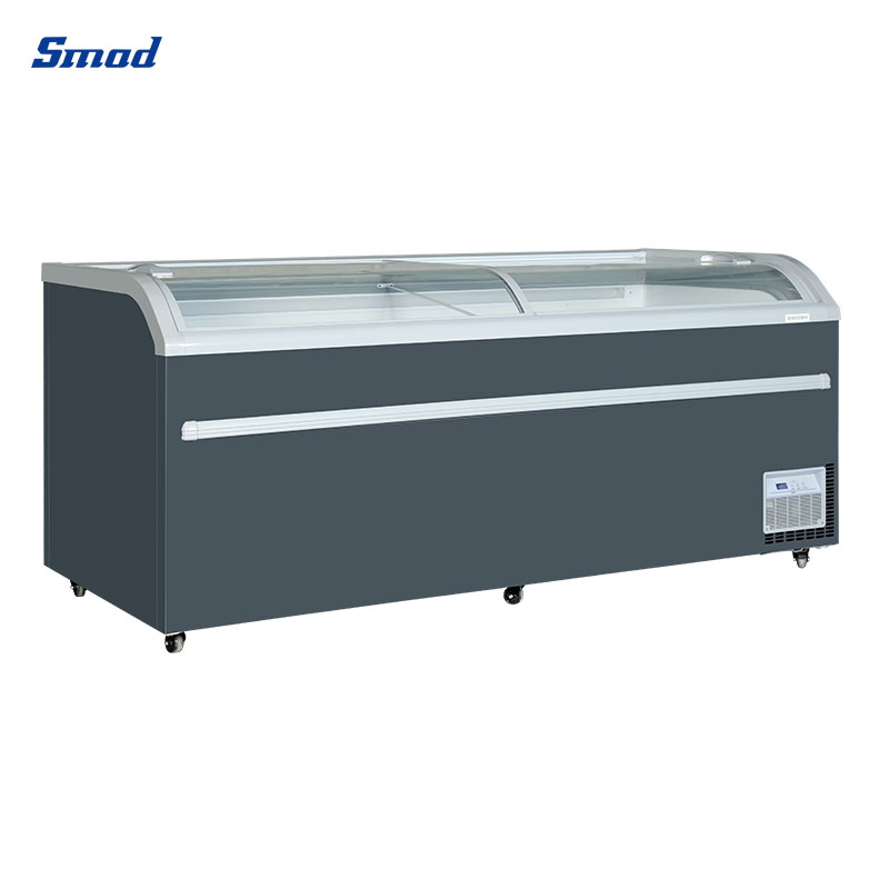 
Smad 850L Sliding Glass Door Horizontal Showcase Freezer with inner LED light