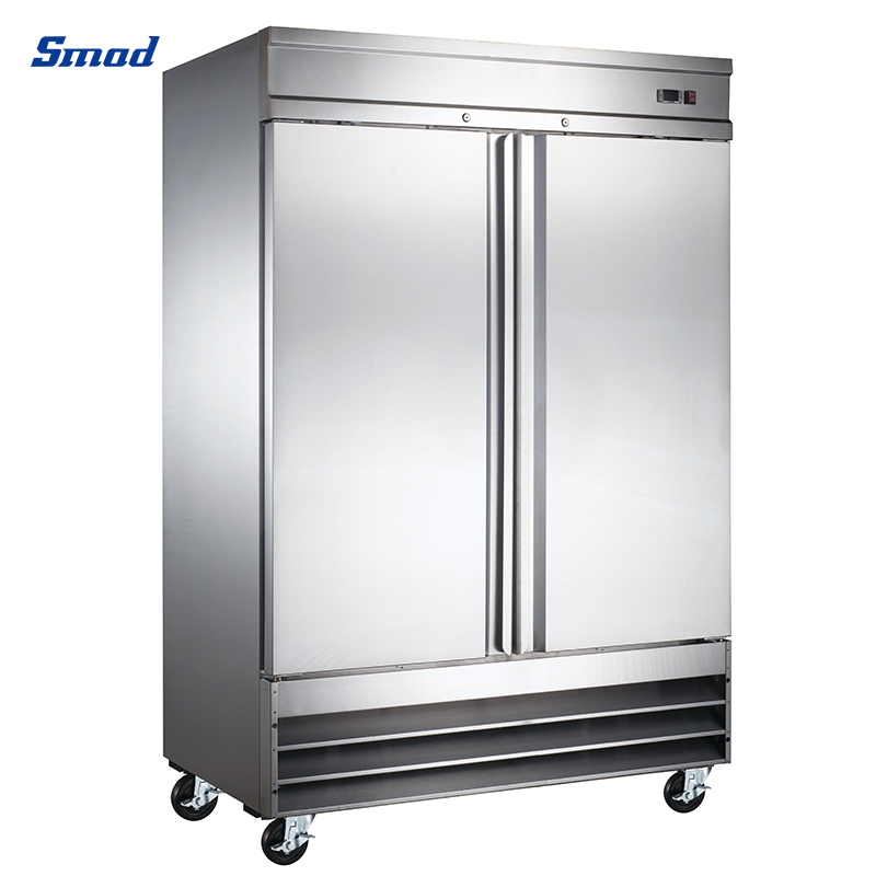 
Smad 2 Door Commercial Upright Freezer with 6 Shelves