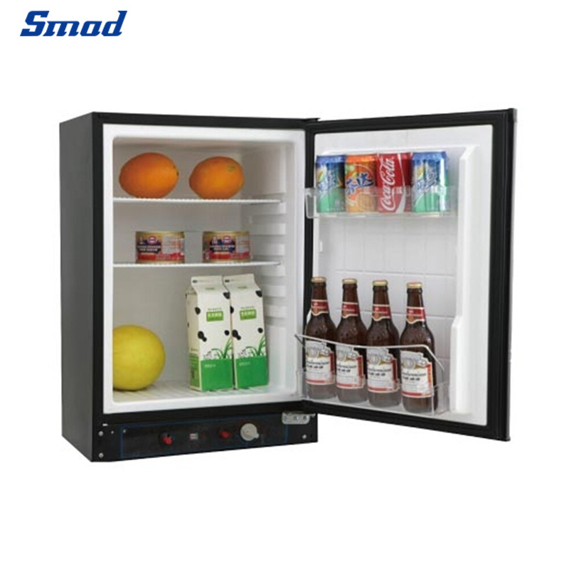 SMAD 2.2 Cu.Ft RV Refrigerator, 60L RV Fridge, Compact 12/24V Refrigerator  Black