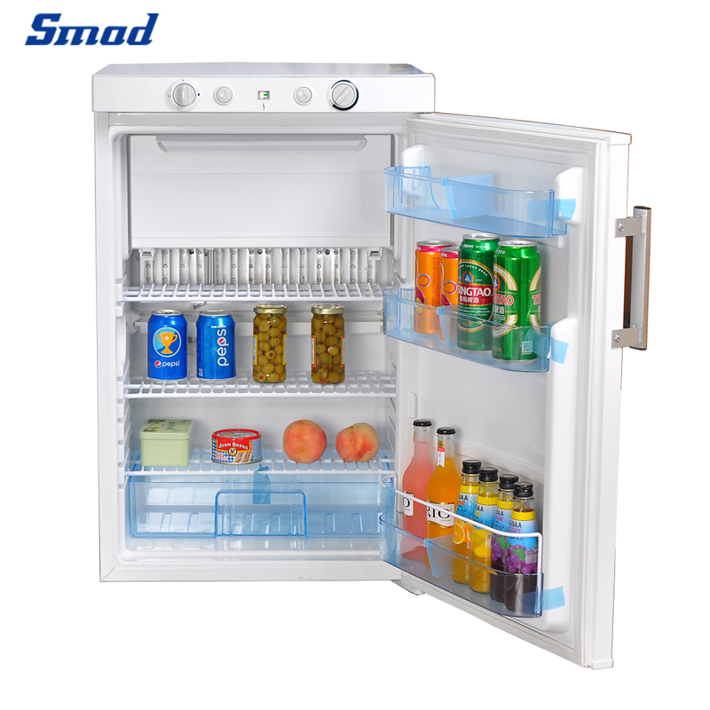 
Smad 3.5 Cu. Ft. Single Door Electric/Gas Refrigerator with Adjustable Shelves