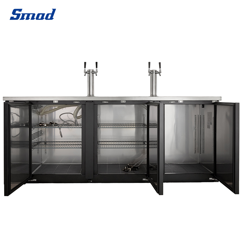Smad 916L 3 Door Direct Draw Beer Dispenser with Eco-Friendly Refrigeration