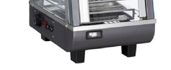 
Smad 76L Countertop Hot Food Display Showcase with Adjustable temperature controller