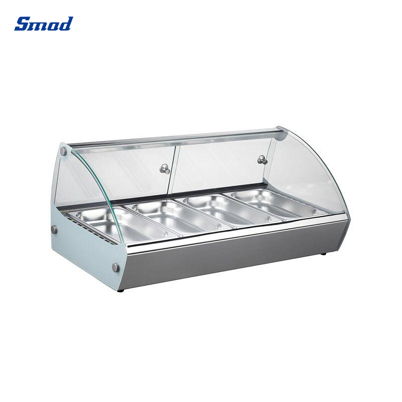 
Smad Countertop Hot Food Display Warmer with 4 Pans