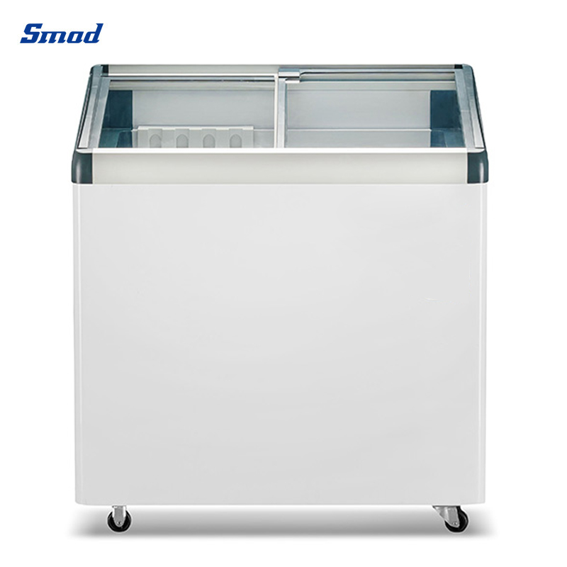 Smad Ice Cream Display Fridge with Mechanical Temperature Control