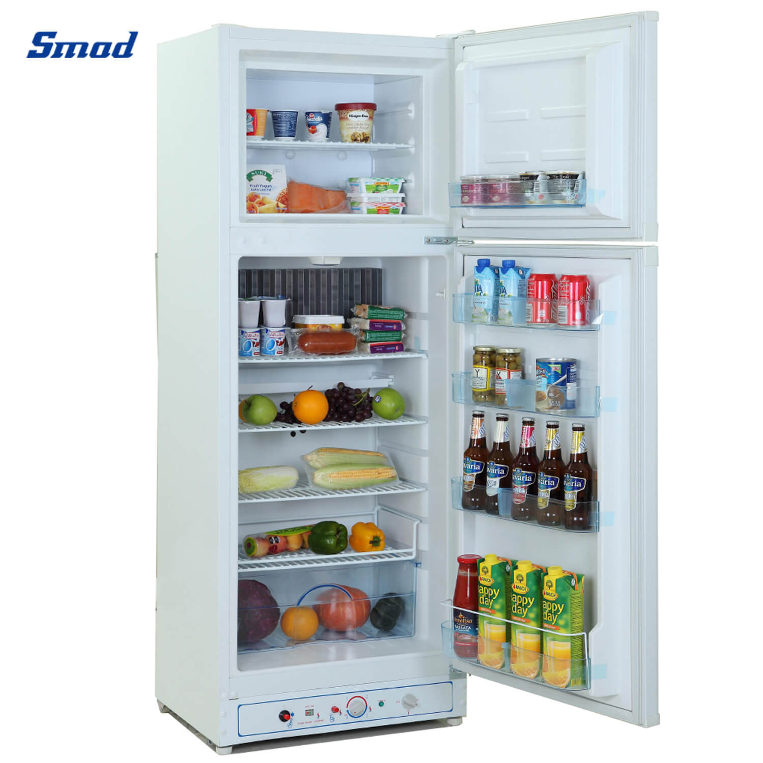 Smad 6.5 Cu ft Propane Refrigerator LPG Cottage Cabin Camper Gas Fridge RV  Home