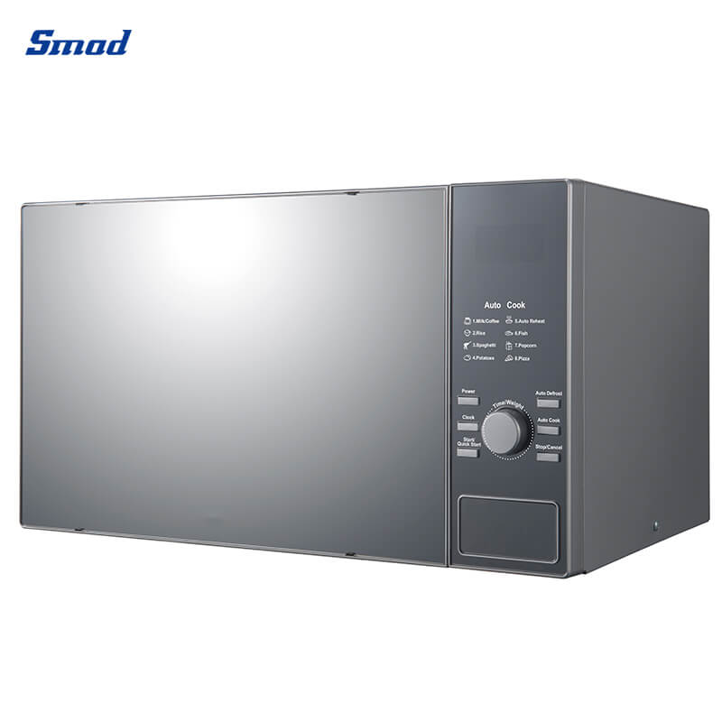 Smad 1.1 Cu. Ft. Black Countertop Microwave Oven with digital control