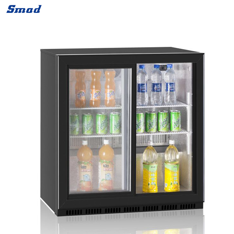 
Smad 185L 2/3 Door Back Bar Cooler with Inner fan