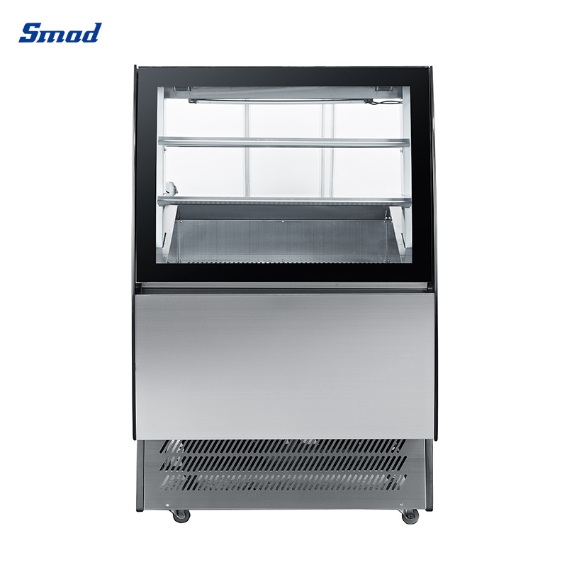 
Smad 480L Freestanding Gelato/Ice Cream Display Freezer with Ventilated Cooling System
