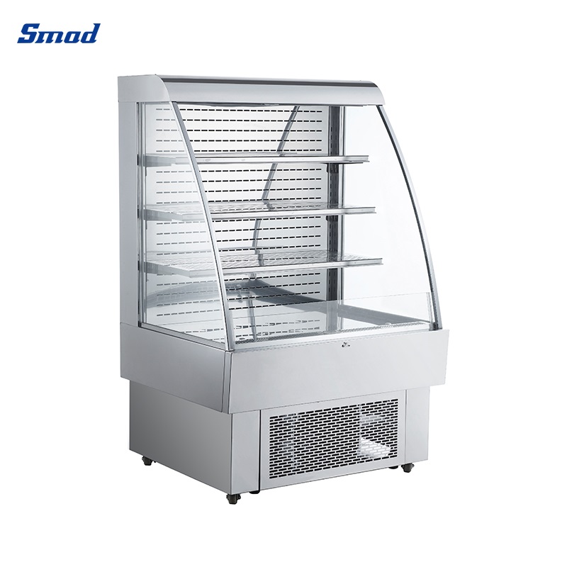 
Smad 1050L supermarket ventilating open display showcase cooler with night curtain
